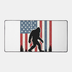 Bigfoot Drapeau Américain Vintage Vector Design de
