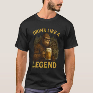 Bigfoot-Drink comme un T-shirt légendaire pour hom