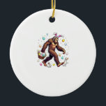 Bigfoot Easter Day Funny Sasquatch Cute Bunny East Keramik Ornament<br><div class="desc">Bigfoot Easter Day Funny Sasquatch Cute Bunny Easter Eggs T-Shirt</div>