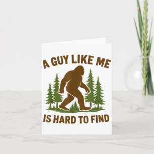 Bigfoot Ein Typ wie ich ist schwer Wald Wandern Hu Karte