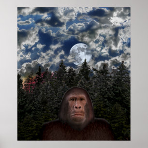 Bigfoot Encounter - Re-Sizable Poster