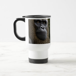Bigfoot Face Close   Gorilla, Skunk Ape Reisebecher