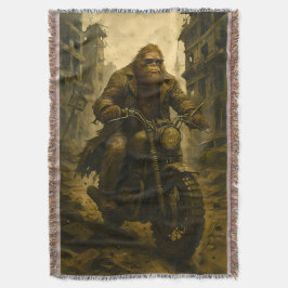 Bigfoot fährt durch eine postapokalyptische Stadt Decke