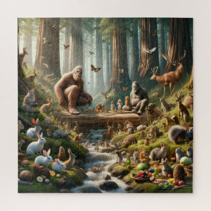 Bigfoot-Familienfest - Sanfter Riese Waldszene