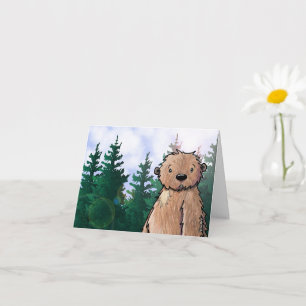 Bigfoot Fan Sasquatch Note Card Karte