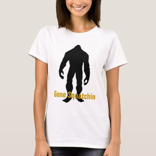 Bigfoot finden - BFRO gegangenes Squatchin T-Shirt (Vorderseite)