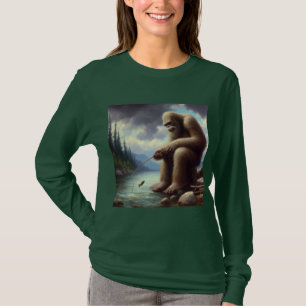 Bigfoot Fischen T-Shirt