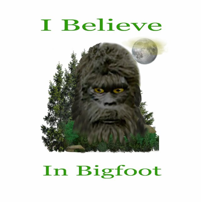 Bigfoot Fotoskulptur Schlüsselanhänger (Vorne)