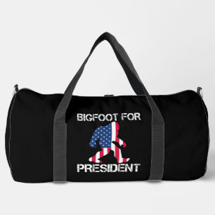 Bigfoot für Präsident Funny Bigfoot Duffle Bag
