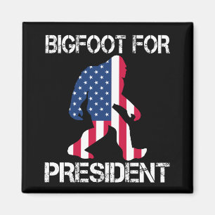 Bigfoot für Präsident Funny Bigfoot Magnet
