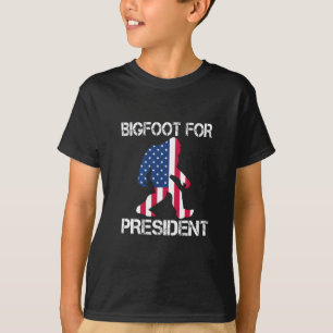 Bigfoot für Präsident Funny Bigfoot T-Shirt