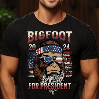 Bigfoot für Präsident Funny T-Shirt