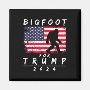 Bigfoot für Trump - Wähle Trump Lustiger Sasquatch Magnet