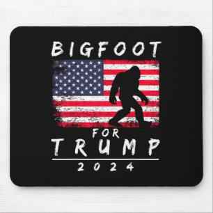 Bigfoot für Trump - Wähle Trump Lustiger Sasquatch Mousepad