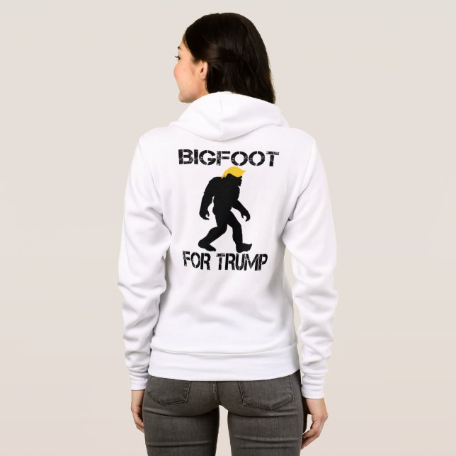 Bigfoot für Trump-Wahlen 2024 Hoodie (Schwarz voll)