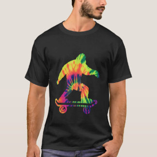 Bigfoot Gefärbte Krawatte Hippie Skateboarders Sas T-Shirt