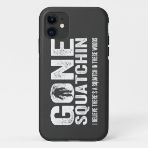 Bigfoot GEGANGENER SQUATCHIN cooler Grunge-Text iPhone 11 Hülle
