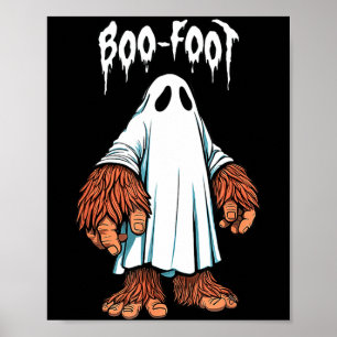 Bigfoot-Geisterkostüm Halloween Boo-Foot Sasquatch Poster
