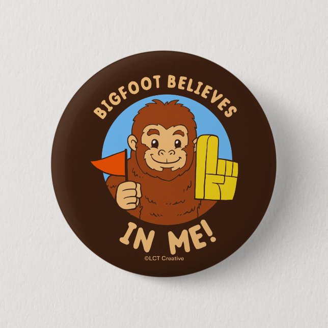 Bigfoot glaubt an mich button (Vorderseite)