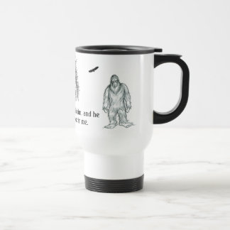 Bigfoot glaubt an mich reisebecher