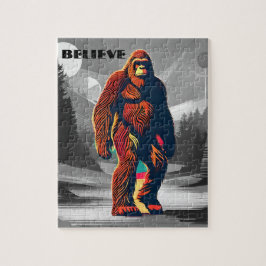 Bigfoot Glauver farbenfrohe Sasquatch Motivation