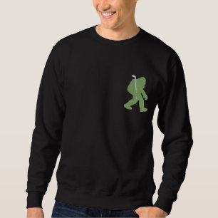 Bigfoot Golf Embroidery Besticktes Sweatshirt