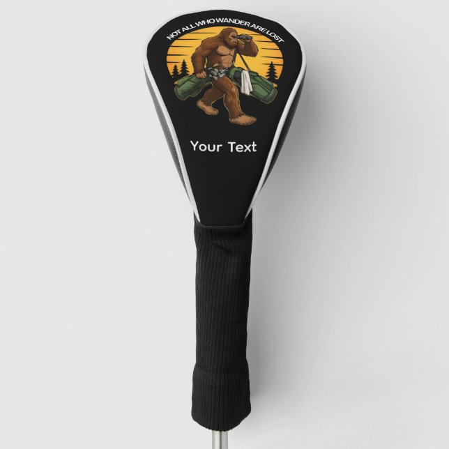 Bigfoot-Golf-Schlagkopfabdeckung Golf Headcover (Vorderseite)
