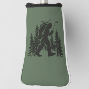 Bigfoot Golfer Baum Lustiger Sasquatch Golf Golfen Headcover