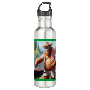 Bigfoot Grilling Burgers Edelstahlflasche
