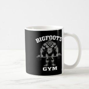 Bigfoot Gym Funny Sasquatch Bodybuilding Weightlif Kaffeetasse