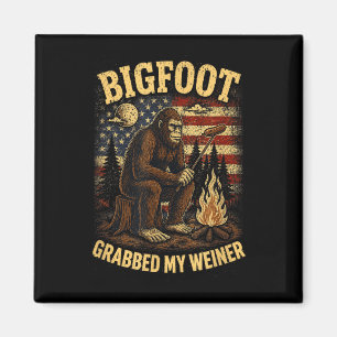 Bigfoot hat Wiener genommen lustiger Sasquatch-Wit Magnet