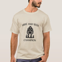 Bigfoot Hide and Seek Champion lustige Witze