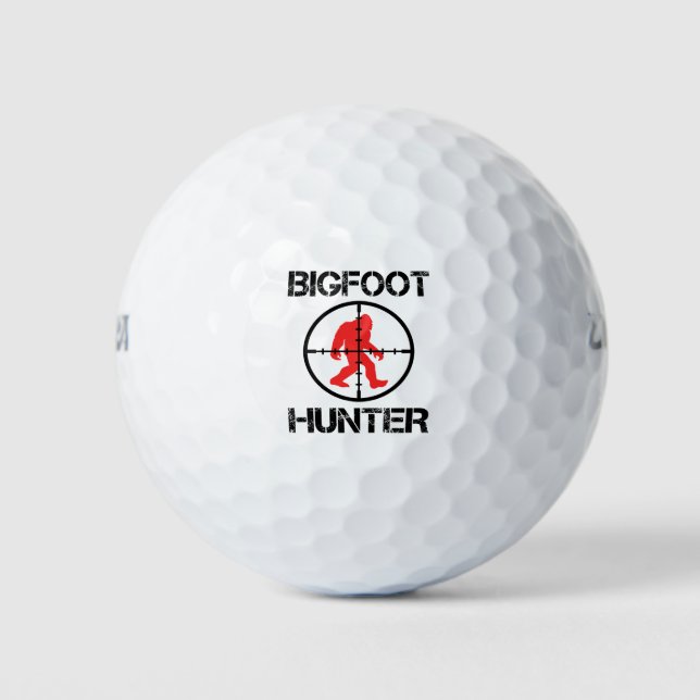 Bigfoot Hunter Funny Bigfoot Lover Golfball (Vorderseite)