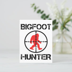 Bigfoot Hunter Funny Bigfoot Lover Postkarte
