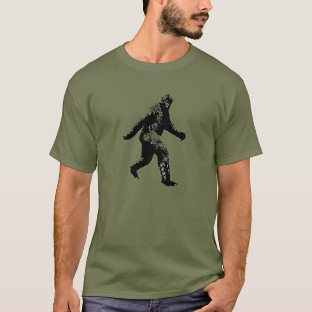 Bigfoot I Believe Customable Text T-Shirt (Devant)
