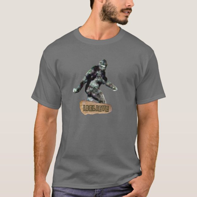 Bigfoot I glauben Shirt (Vorderseite)