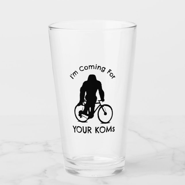 Bigfoot Ich komme für Ihre KOMs Glas (Vorderseite)