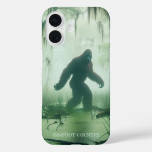 Bigfoot im Sumpf iPhone 16 Hülle