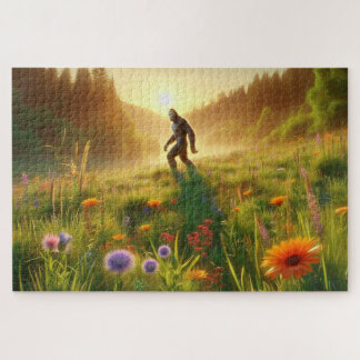 Bigfoot in Bloom, Bigfoot in der Wildblumen Landsc