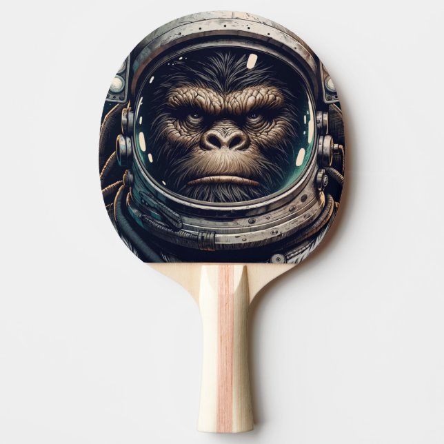 Bigfoot in Orbit - Legendäre Spiele Tischtennis Schläger (Vorderseite)