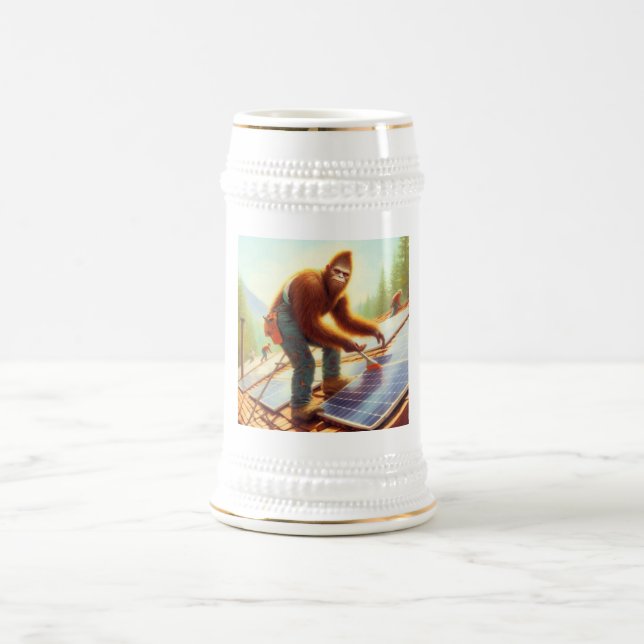 Bigfoot Installation von Solarmodulen Bierglas (Mittel)