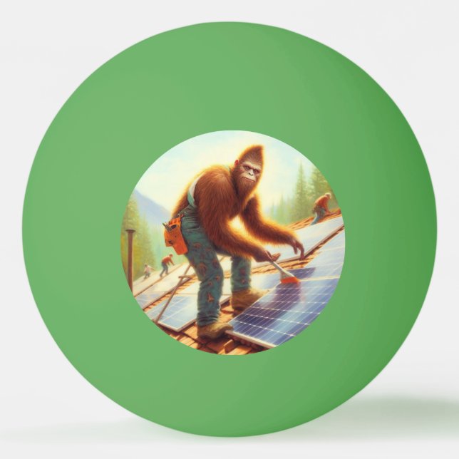 Bigfoot Installation von Solarmodulen Tischtennisball (Vorderseite)