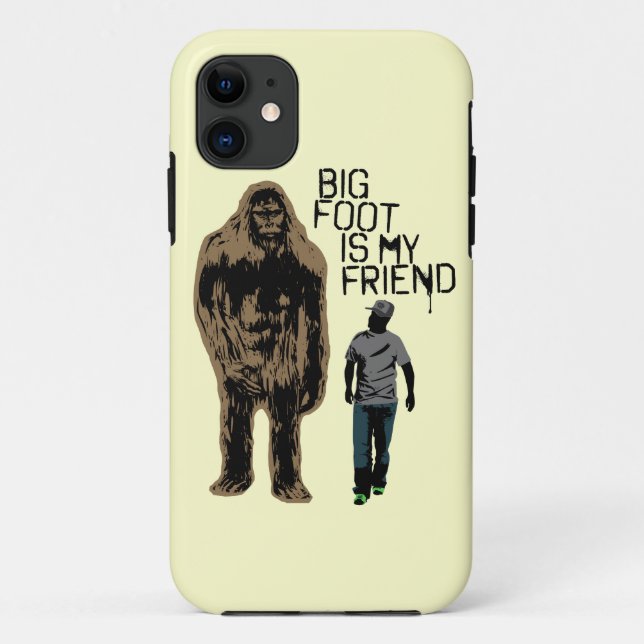Bigfoot ist mein Freund Case-Mate iPhone Hülle (Rückseite)