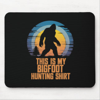 Bigfoot Jagd Das ist mein Jagdfuß Mousepad