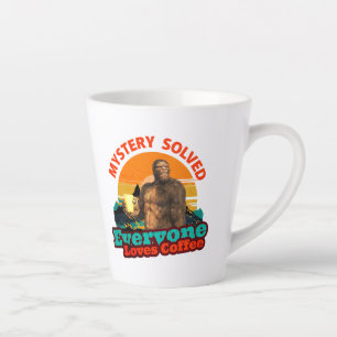Bigfoot-Kaffee-Rätsel Gelöst Humor Milchtasse
