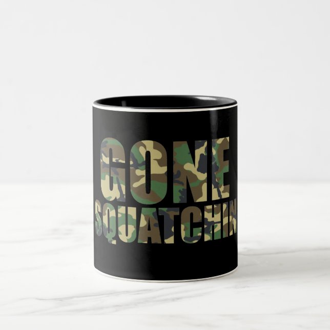Bigfoot-Kaffee-Tasse Zweifarbige Tasse (Mittel)