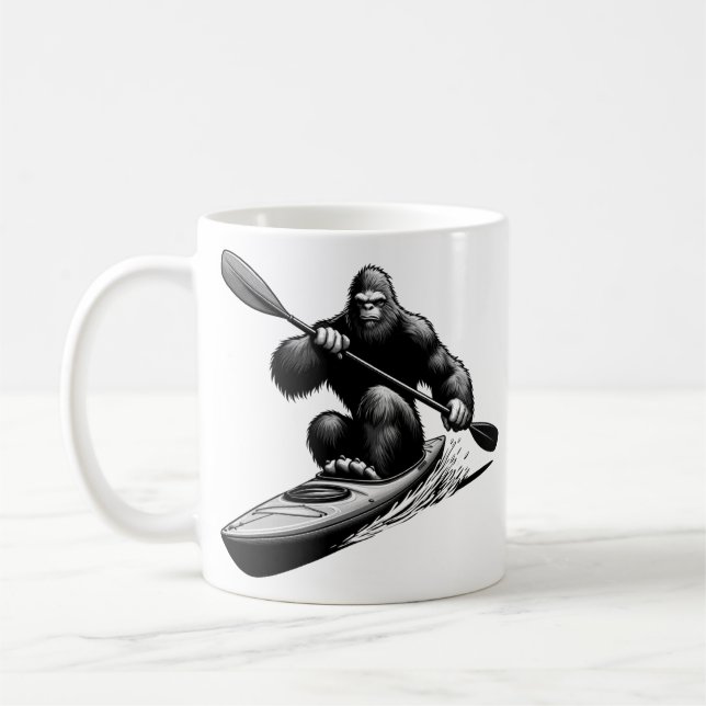 Bigfoot-Kajak  Kaffeetasse (Links)