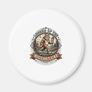 Bigfoot Katze Bigfoot Sasquatch Katze Vintage Vekt Magnet