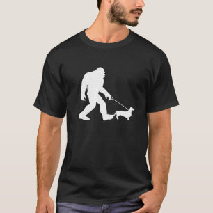 Bigfoot laufender Dachshund lustiger Wiener Hund G T-Shirt