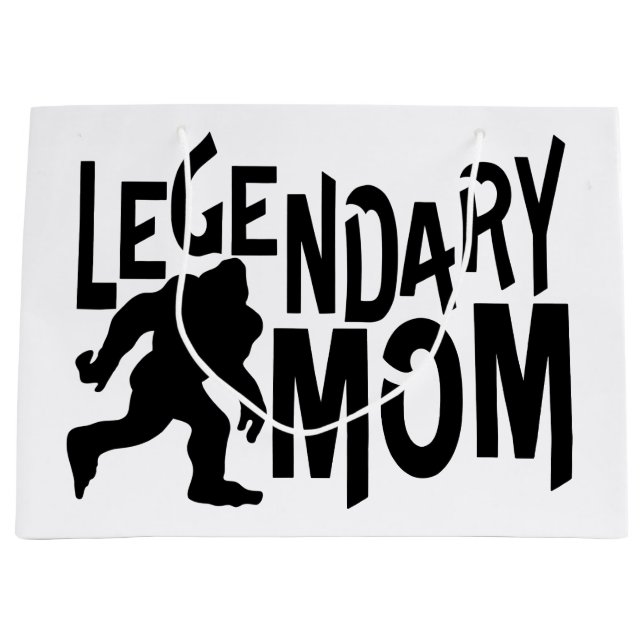 Bigfoot Legendary Mama Große Geschenktüte (Vorderseite)